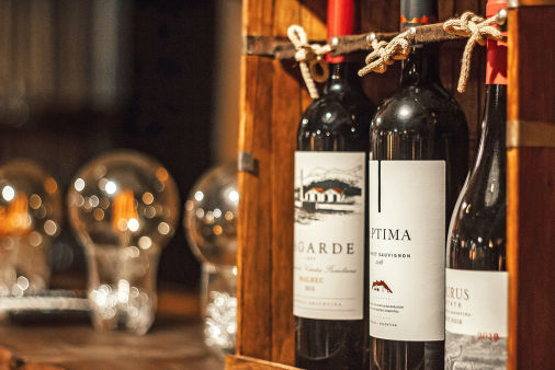 Wide wine collection